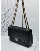 CHANEL CLASSIC DOUBLE FLAP CAVIAR LEATHER BAG GHW