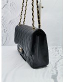 CHANEL CLASSIC DOUBLE FLAP CAVIAR LEATHER BAG GHW