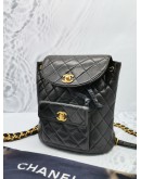 CHANEL LAMBSKIN LEATHER BACKPACK GHW