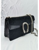 GUCCI GG DIONYSUS VELVET LEATHER CHAIN BAG SHW