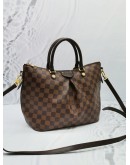 LOUIS VUITTON SIENA DAMIER EBENE CANVAS BAG WITH STRAP