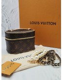 LOUIS VUITTON NICE NANO TOILETRY POUCH MONOGRAM CANVAS -FULL SET-