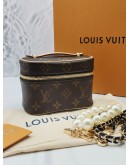 LOUIS VUITTON NICE NANO TOILETRY POUCH MONOGRAM CANVAS -FULL SET-