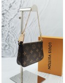 LOUIS VUITTON MINI POCHETTE MONOGRAM CANVAS -FULL SET-