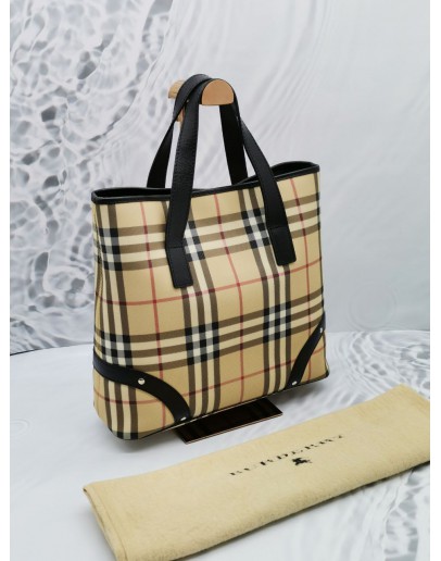 BURBERRY NOVA CHECK HANDLE BAG