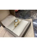 BVLGARI NO. 51 750 ROSE GOLD WITH MOTHER OF PEARL & CARNELIAN DOUBLE SIDED FLIP RING