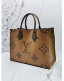 LOUIS VUITTON MONOGRAM REVERSE CANVAS ON THE GO MM -FULL SET-