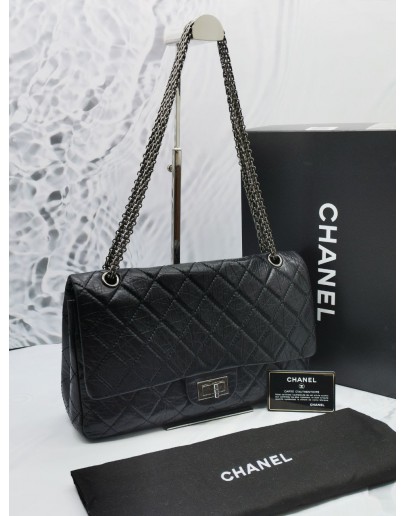 CHANEL REISSUE AGED CALFSKIN LEATHER DOUBLE FLAP BAG SHW