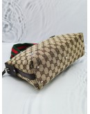 GUCCI GG CANVAS WEB SHOULDER BAG