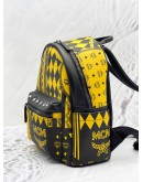 MCM SMALL STARK BAROQUE PRINT VISETOS LEATHER BACKPACK