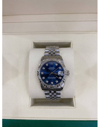 ROLEX OYSTER PERPETUAL DATEJUST DIAMOND YEAR 2003 WATCH