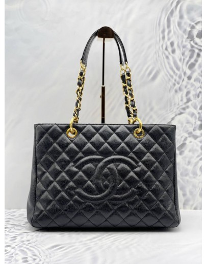 CHANEL GST GRAND SHOPPING TOTE CAVIAR LEATHER BAG