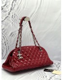 CHANEL SMALL MADEMOISELLE PATENT LEATHER BAG 