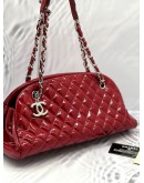 CHANEL SMALL MADEMOISELLE PATENT LEATHER BAG 