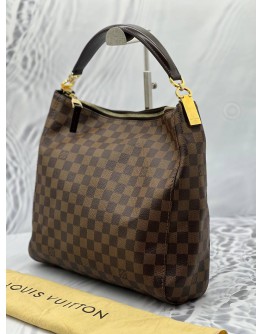 (SOLD) LOUIS VUITTON DAMIER EBENE PORTOBELLO HOBO BAG