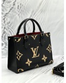 LOUIS VUITTON ON THE GO PM MONOGRAM EMPREINTE LEATHER BAG