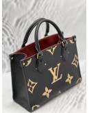 LOUIS VUITTON ON THE GO PM MONOGRAM EMPREINTE LEATHER BAG