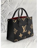 LOUIS VUITTON ON THE GO PM MONOGRAM EMPREINTE LEATHER BAG