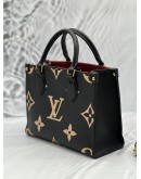 LOUIS VUITTON ON THE GO PM MONOGRAM EMPREINTE LEATHER BAG