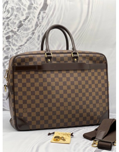 LOUIS VUITTON DAMIER EBENE CANVAS PORTE-DOCUMENTS VOYAGE GM BAG 