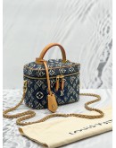 LOUIS VUITTON VANITY LIMITED EDITION DENIM & LEATHER CROSSBODY BAG 