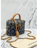 LOUIS VUITTON VANITY LIMITED EDITION DENIM & LEATHER CROSSBODY BAG 