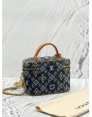 LOUIS VUITTON VANITY LIMITED EDITION DENIM & LEATHER CROSSBODY BAG 