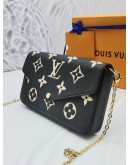 LOUIS VUITTON FELICIE MONOGRAM EMPREINTE EMBOSSED LEATHER POCHETTE -FULL SET-