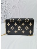 LOUIS VUITTON FELICIE MONOGRAM EMPREINTE EMBOSSED LEATHER POCHETTE -FULL SET-