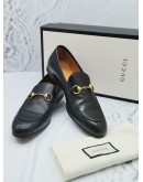 GUCCI LEATHER LOAFER SIZE 7 1/2 -FULL SET-