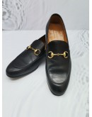 GUCCI LEATHER LOAFER SIZE 7 1/2 -FULL SET-