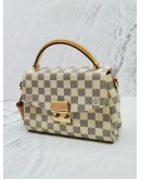 LOUIS VUITTON CROISETTE DAMIER AZUR CANVAS BAG WITH STRAP