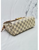 LOUIS VUITTON CROISETTE DAMIER AZUR CANVAS BAG WITH STRAP