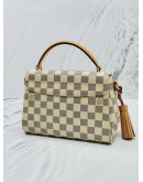 LOUIS VUITTON CROISETTE DAMIER AZUR CANVAS BAG WITH STRAP