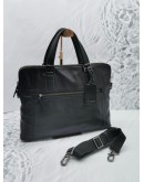 TUMI LEATHER BRIEFCASE WITH STRAP