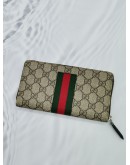 GUCCI GG CANVAS LONG WALLET -FULL SET-