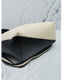 BALLY SHOULDER WHITE & BLACK BAG WITH STRAP