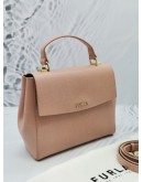 FURLA PINK TOP HANDLE BAG WITH STRAP