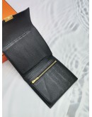 HERMES EPSOM CLIC MINI WALLET IN BLACK