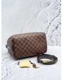 LOUIS VUITTON SPEEDY BANDOULIERE 25 DAMIER EBENE CANVAS BAG