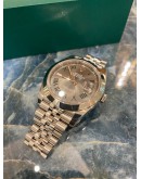 ROLEX DATEJUST 41 REF 126300 (ONLY  HAVE 1 STOCK IN MALAYSIA) JUBILEE RARE GREEN ROMAN DIAL 41MM AUTOMATIC YEAR 2021 WATCH