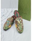 GUCCI GG CANVAS TIAN PRINCETOWN LOAFERS SIZE 36