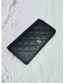 CHANEL CAVIAR LEATHER LONG WALLET GHW