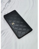 CHANEL CAVIAR LEATHER LONG WALLET GHW