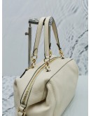 COACH WHITE HANDLE BAG WITH STRAP