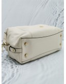 COACH WHITE HANDLE BAG WITH STRAP