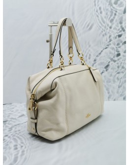 COACH WHITE HANDLE BAG WITH STRAP