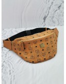 MCM PATTERNED WAIST BAG WITH A DECORATIVE 'STARK' ELEMENT