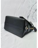 PRADA BLACK SAFFIANO LUX AND CITY LEATHER ESPLANADE TOTE BAG