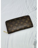 LOUIS VUITTON ZIPPY LONG WALLET MONOGRAM CANVAS